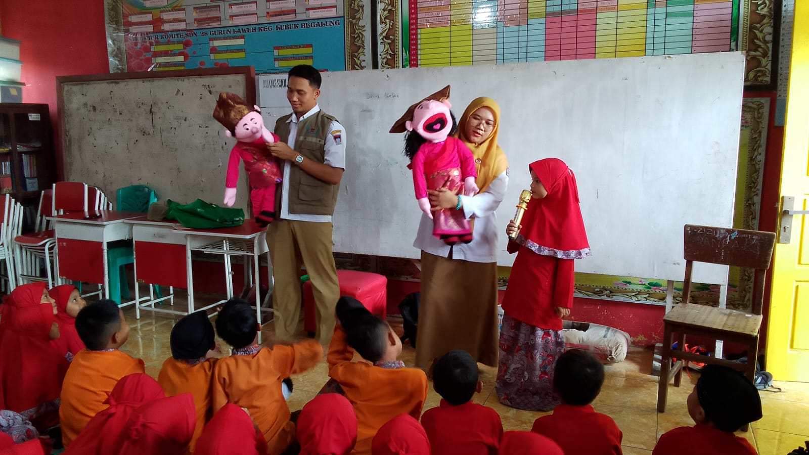 Perpustakaan Keliling ke SDN 14 Gurun Laweh, Kec. Lubuk Begalung
